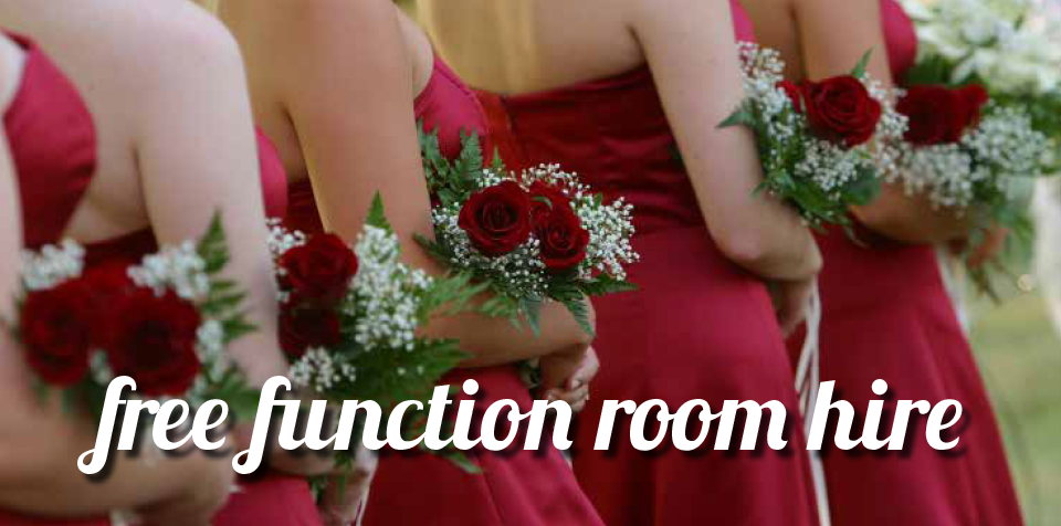 FREE FUNCTION ROOM HIRE – Book between now and Friday 1 November 2019