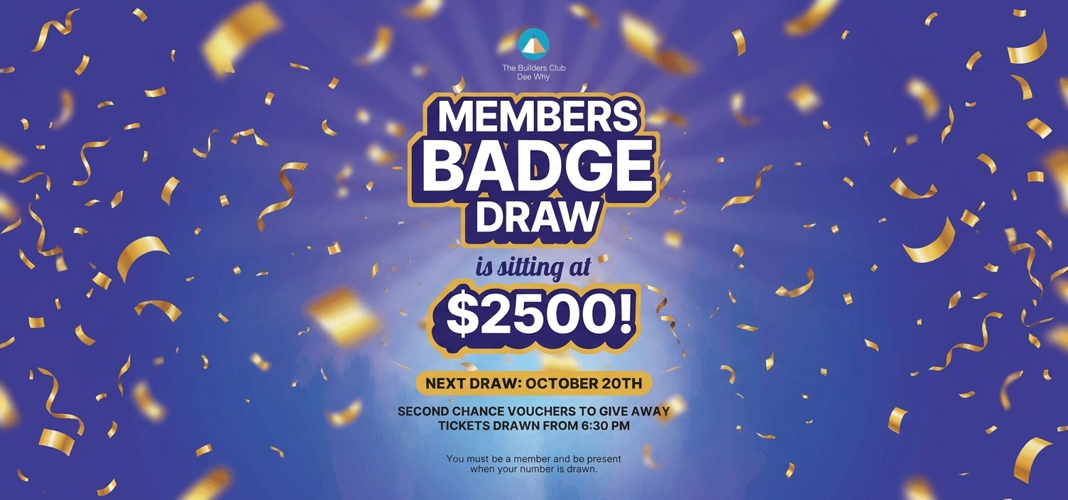 MEMBERS BADGE DRAW